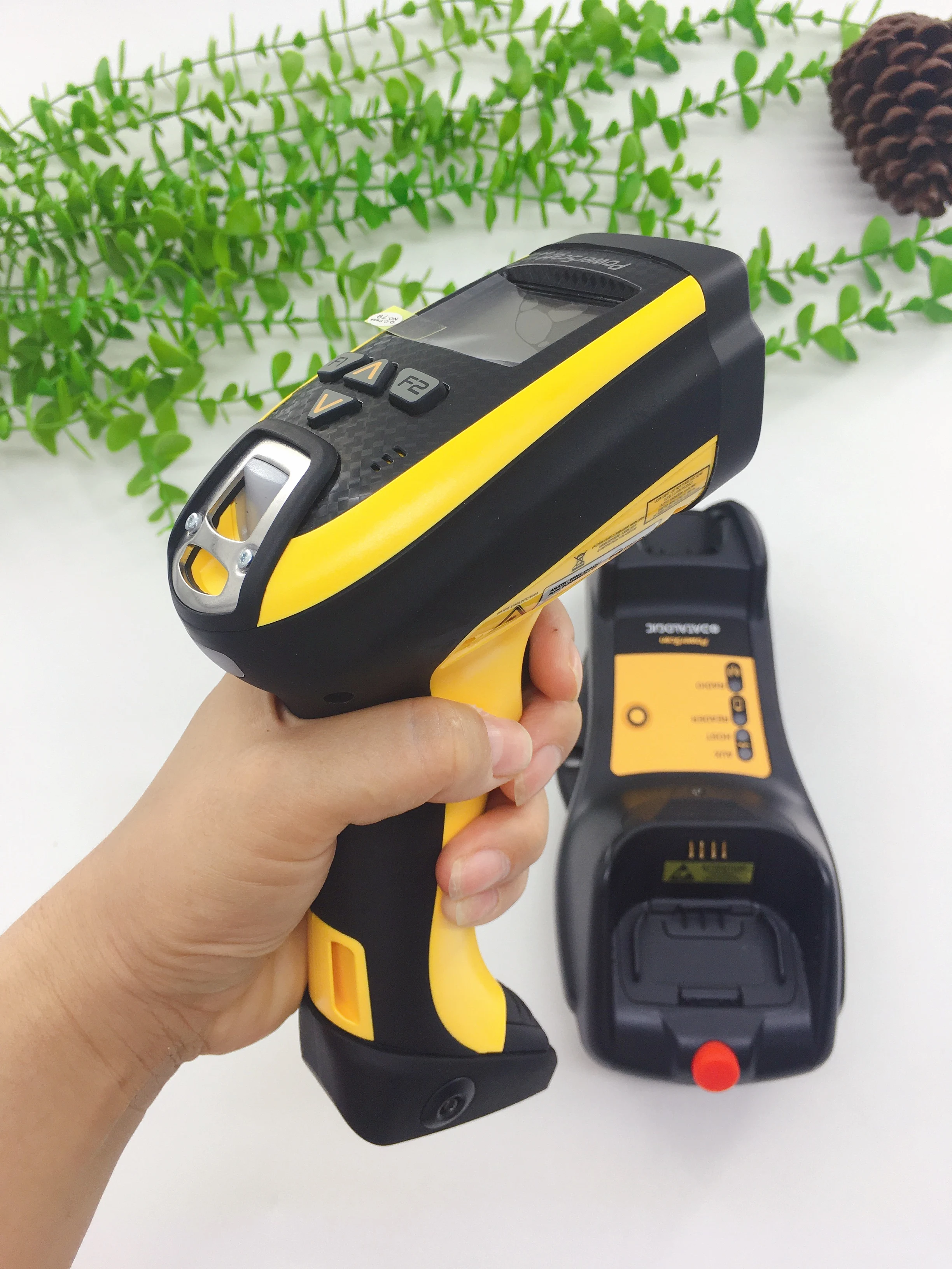 Datalogic PowerScan PM9501 Auto Range Barcode Scanner 2D 433MHz RF Wireless Industrial Handheld Barcode Scanner With Cradle