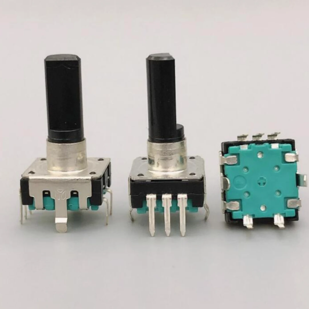 10pcs/LOT Car Navigation Volume Potentiometer Type EC12 24Pulse Encoder Switch 24 Positioning