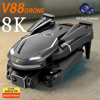 V88 Drone 8K 5G GPS Professional HD Aerial Photography Remote Control Aircraft HD Dual Camera Quadcopter Toy UAV 2025