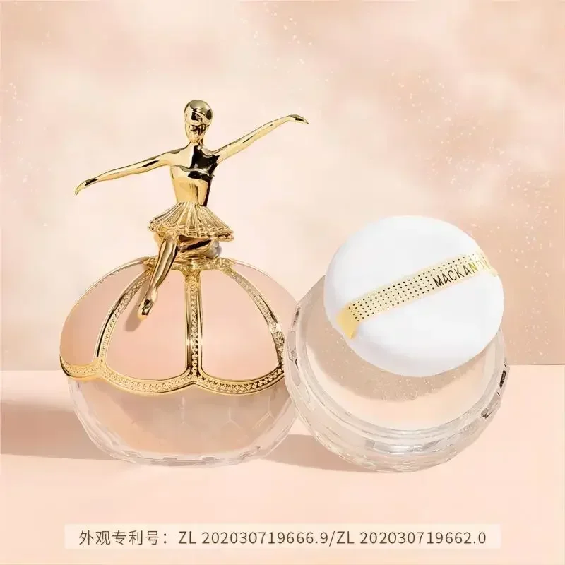 

Original Mackandy Ballet Fixing Setting Loose Powder Light BreathableLong-Lasting Oil-Control Waterproof Cosmetics Natural Nude
