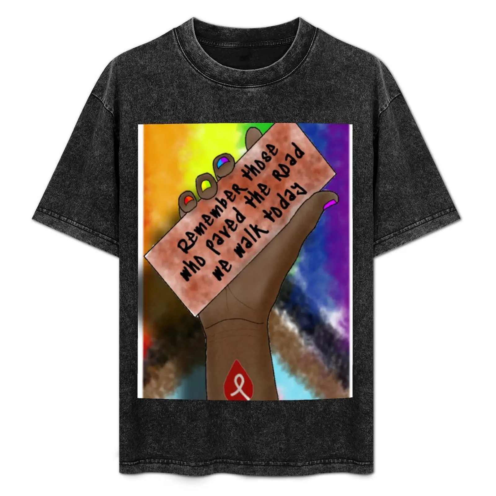 

Stonewall AIDs Awareness Pride T-Shirt graphic t shirts for man cotton t shirt pack T-Shirt