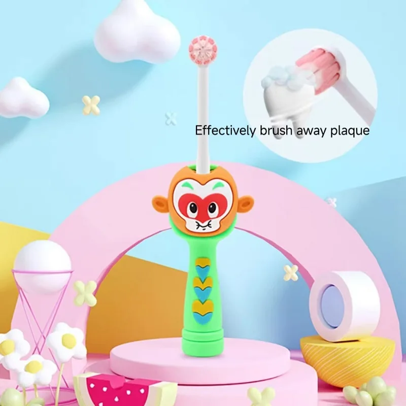 

Cartoon Children's Portable Compact Folding Toothbrush Perfect for Trave Camping, Hiking Easy to Take and Efficient Teethbrush