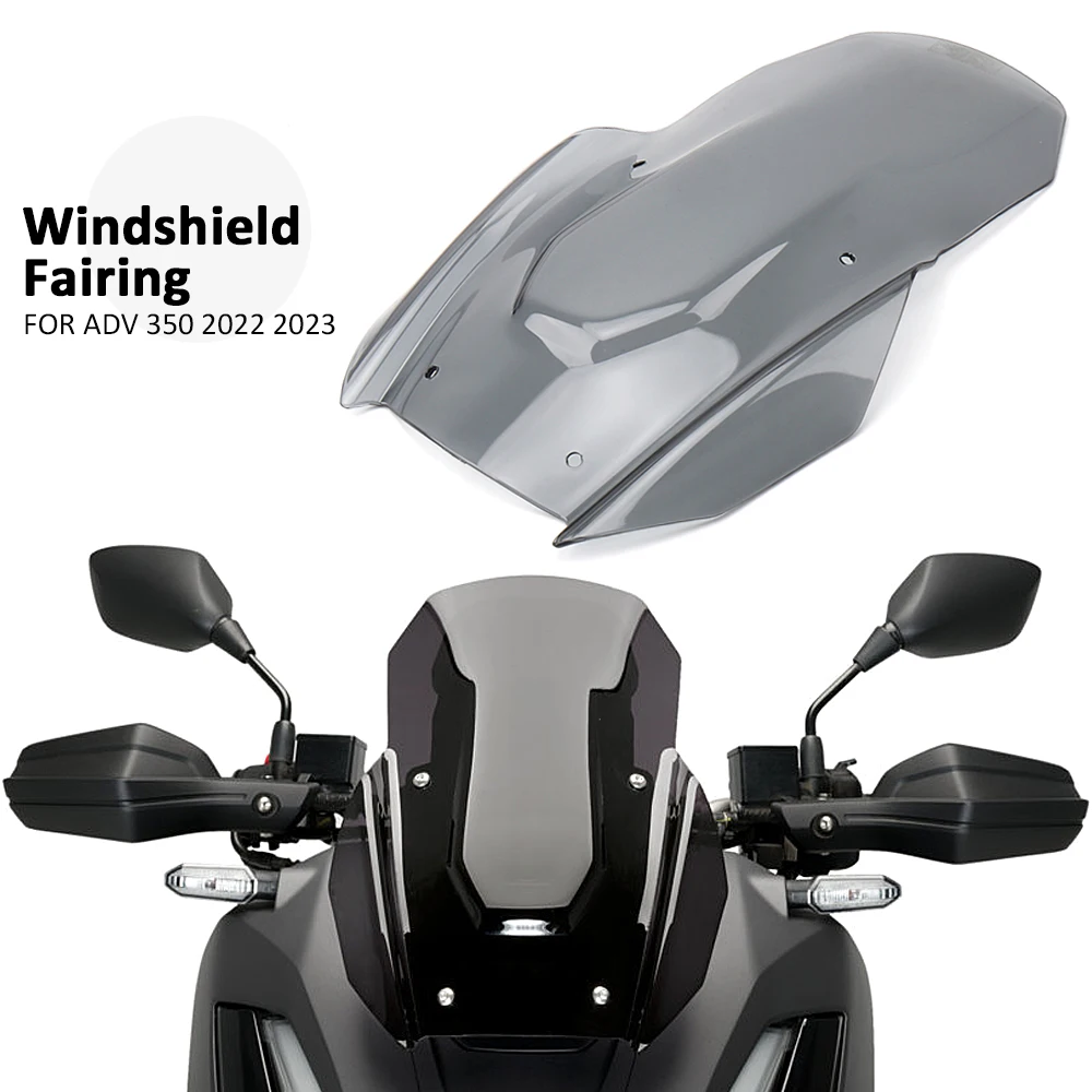 Motorcycle New Windshield Windscreen Touring Screen Instrument Shading For Honda ADV 350 ADV350 adv350 Adv 350 2022 2023