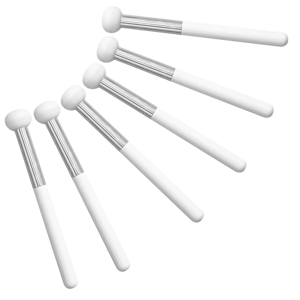 

6 pcs Portable Makeup Concealer Brush Mushroom Sponge Face Applicator For Eyelids Nose Shadow Cream Women Travel