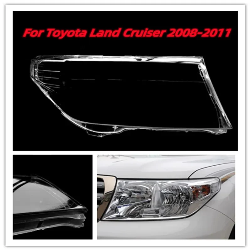 

Car Headlight Glass For Toyota Land Cruiser Lc200 2008 2009 2010 2011 Lampshade Headlamp Lens Replacement Car Accessoires