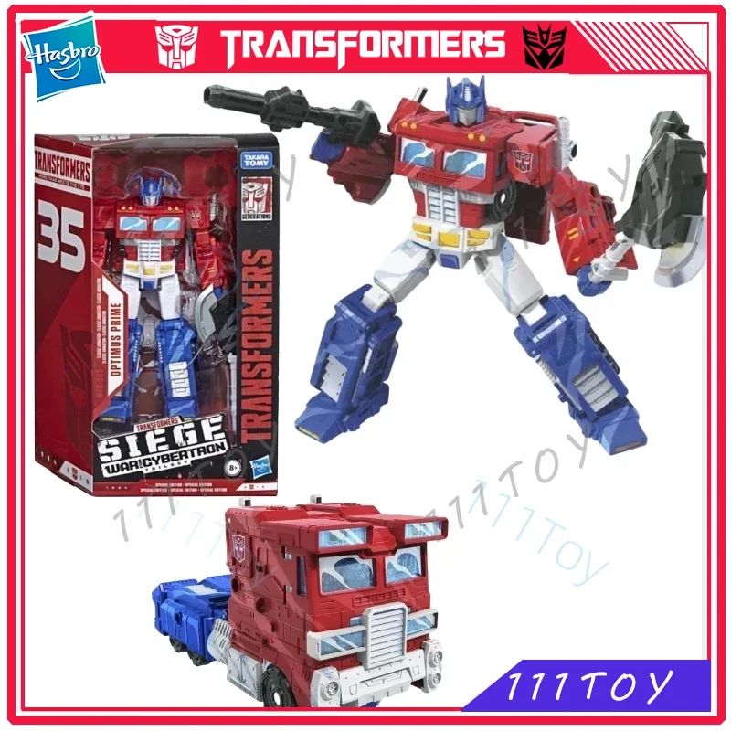 

In Stock Hasbro Transformers Toys War for Cybertron:Siege Limited WFC-S65 Optimus Prime Action Figure Robot Toy Gifts Hobbies