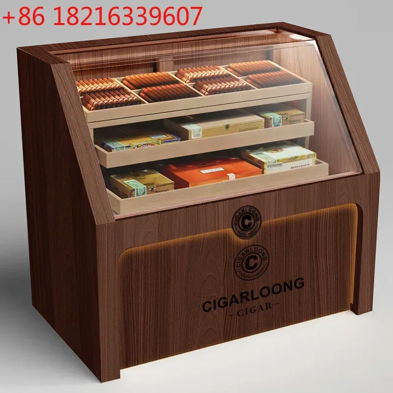TAO Constant temperature and humidity cigar display cabinet Cigar bar Tobacco shop display cabinet