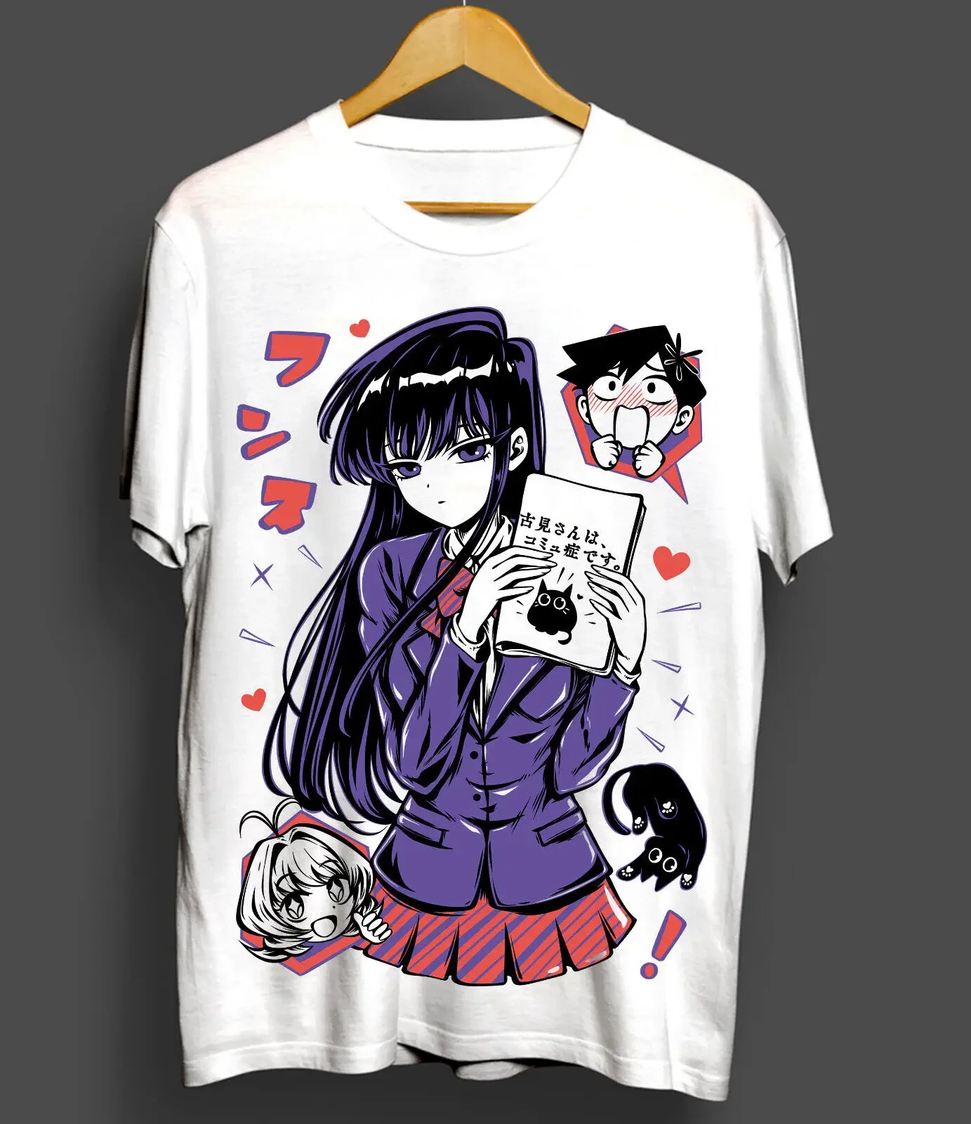 Komi san Can't Communicate T-Shirt,hitohito,omoharu,ren,anime,manga,all size