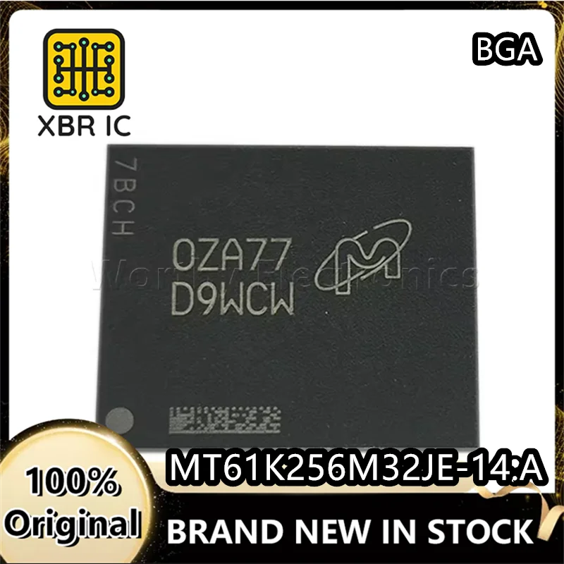 (5/20 pieces) MT61K256M32JE-14:A DDR6 video memory 1G D9WCW memory graphics chip new original authentic spot
