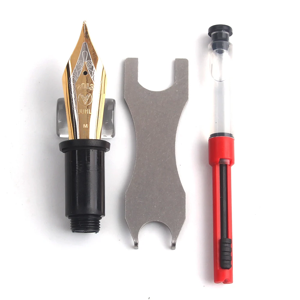 

Large No. 9 Iridium F M B Nib Replacement Grip Section for WingSung 930 Fountain Pen Accessory Gift