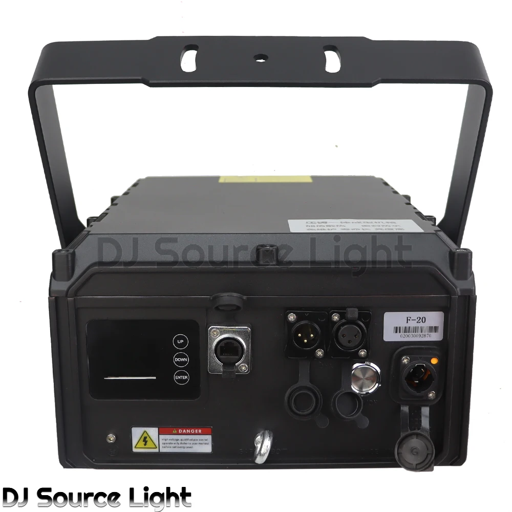 Nuovo Controllo APP 30Kpps 20W Luce Laser RGB Animazione Scanner Luce Della Fase DMX512 Per DJ Wedding CLub Xmas Party Stage Effect