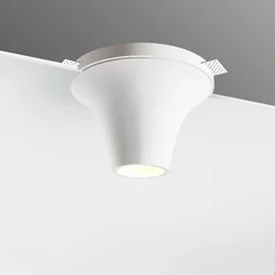 Oprawa sufitowa wpuszczana z gipsu COB Lampa sufitowa bez obramowania LED Pokój dzienny Sypialnia Przeciwodblaskowy reflektor gipsowy AC110V/220V 10W