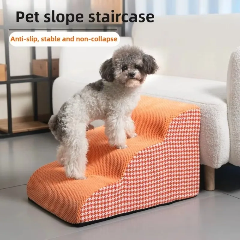 Non-slip Pets Stairs Can Be Disassembled and Washed Climbing Ramp Small Dog Ladders Stable Wear-resistant Pet Products