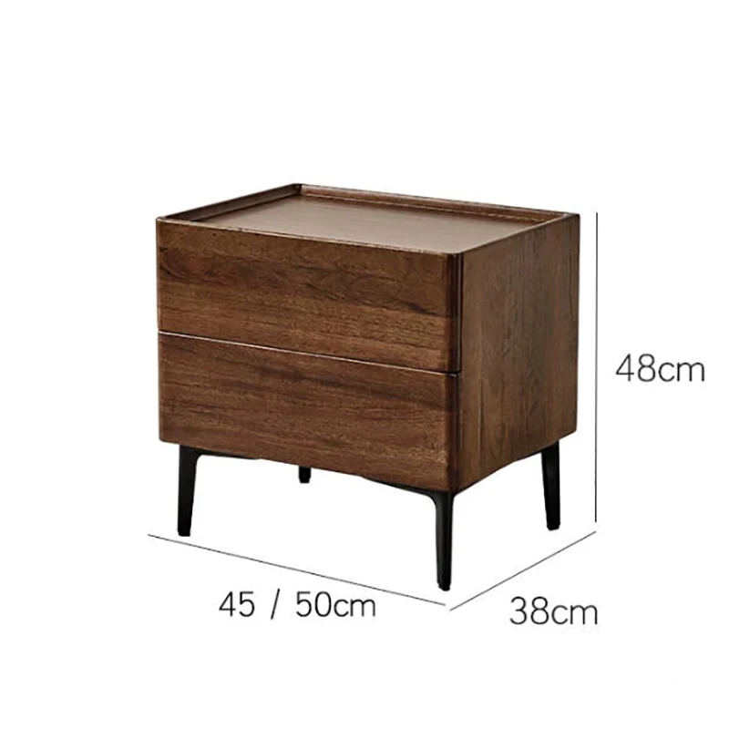 Vintage Trendy Nightstand Luxury Modern Nordic Storage Aesthetic Nightstand Display Mesilla De Noche Bedroom Furniture