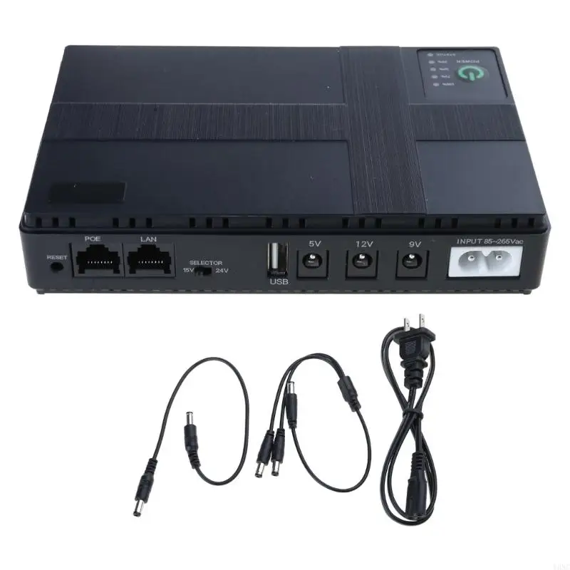 

Y3NC 8800/10400MAH Непрерывное источник питания 5 В 9 В 12 В Mini UPS Резервное копирование батареи