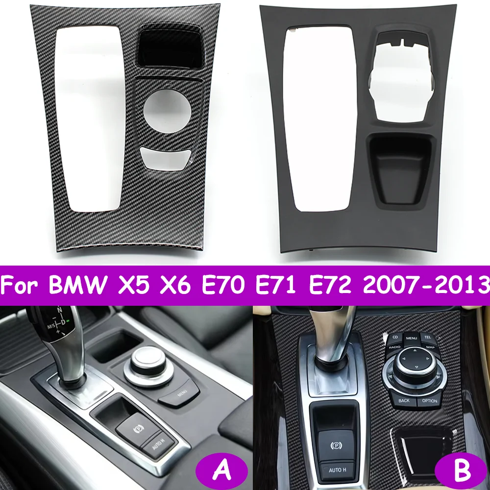 

LHD E70 E71 E72 Car Central Console Gear Shifter Cover Panel Trim Replacement For BMW X5 X6 2007-2013 51166954947 51169164485 ﻿
