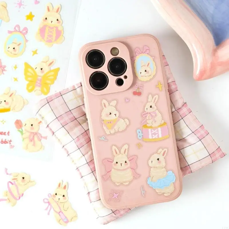 Animal Theme Decorative Sticker Waterproof PET Sticker For Art Craft Scrapbooking Journal Memory Book Laptop Phone Cover F19C