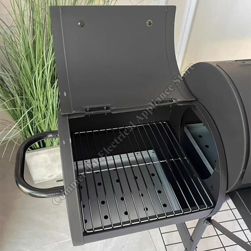 ย่างบาร์บีคิวกลางแจ้งเตาถ่านในครัวเรือนย่างบาร์บีคิวอเมริกันสวนย่างบาร์บีคิว Chimney Mother Grill