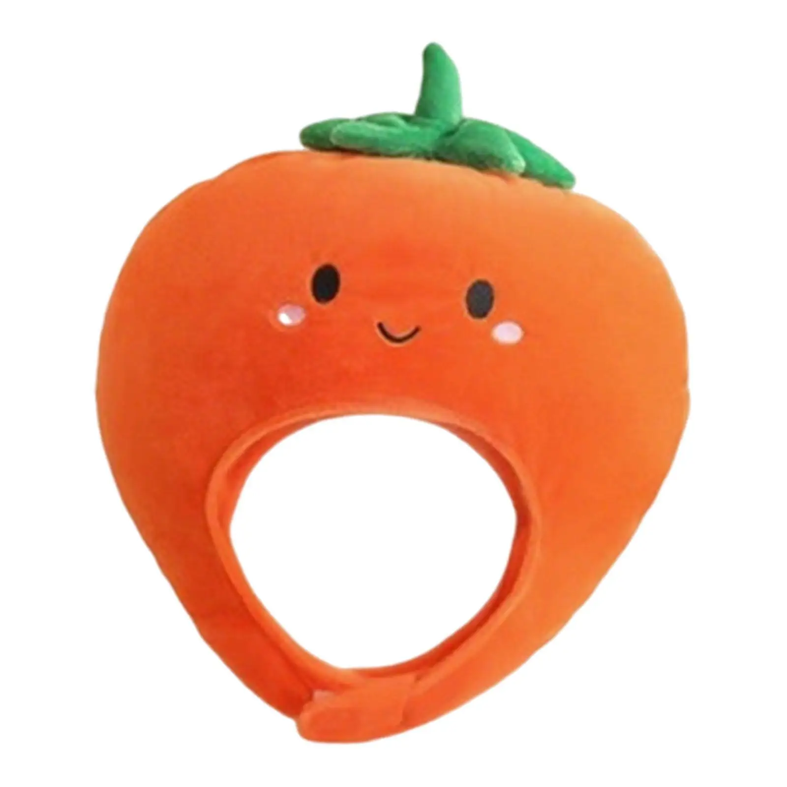 

Tomato Hat Costume Carnival Vegetable Headgear for Role Play Winter Christmas
