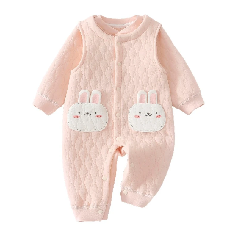 

Unisex Baby Cotton Warm Winter Set Stylish Long-Sleeve Top & Overalls Boys & Girls Halloween Cute Animal Pattern Onesies