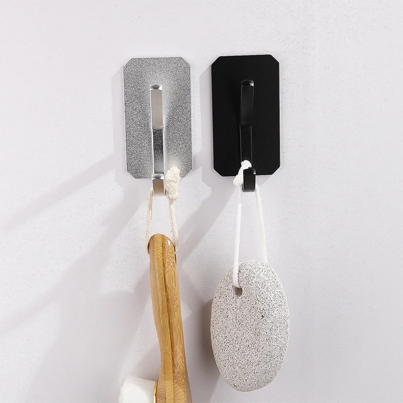 Self Adhesive Wall Hook for Bathroom and Kitchen, Towel, Robe, Clothes, Key Bag Hanger, Shower Hooks, Organizer Accessories