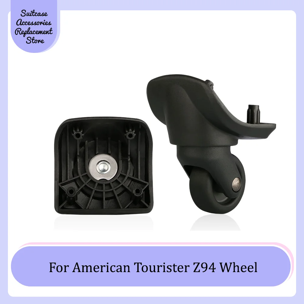 

For American Tourister Z94 Universal Wheel Replacement Suitcase Smooth Silent Shock Absorbing Durable Wheel Accessories Wheels