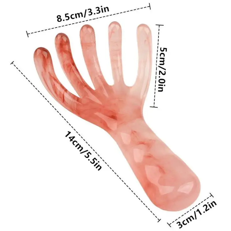 1 قطعة مدلك فروة الرأس الخلفي هرش الرأس المحمولة سبا رئيس مدلك للاسترخاء العميق يمكن استخدامها على كل جزء من الجسم #6