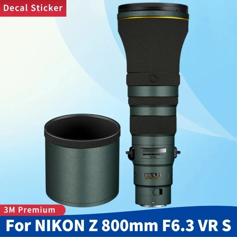 Z 800mm F6.3 VR S Camera Lens Colored Pattern Protective Films / Body Skin Wrap - Anti-Scratch,Bubble-Free for Nikon lens Z800
