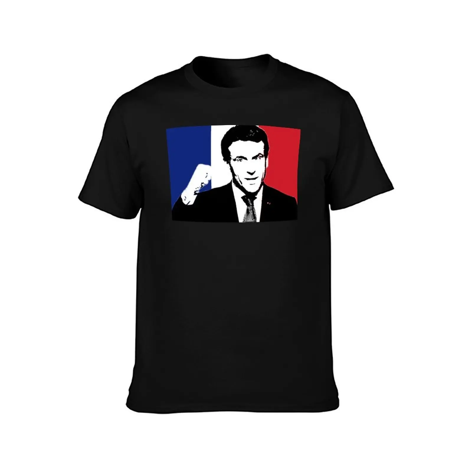Emmanuel Macron France en marche cpa 10 T-Shirt, Summer Casual Cotton Tee, Oversized Streetwear Tops, Vintage Graphic Print