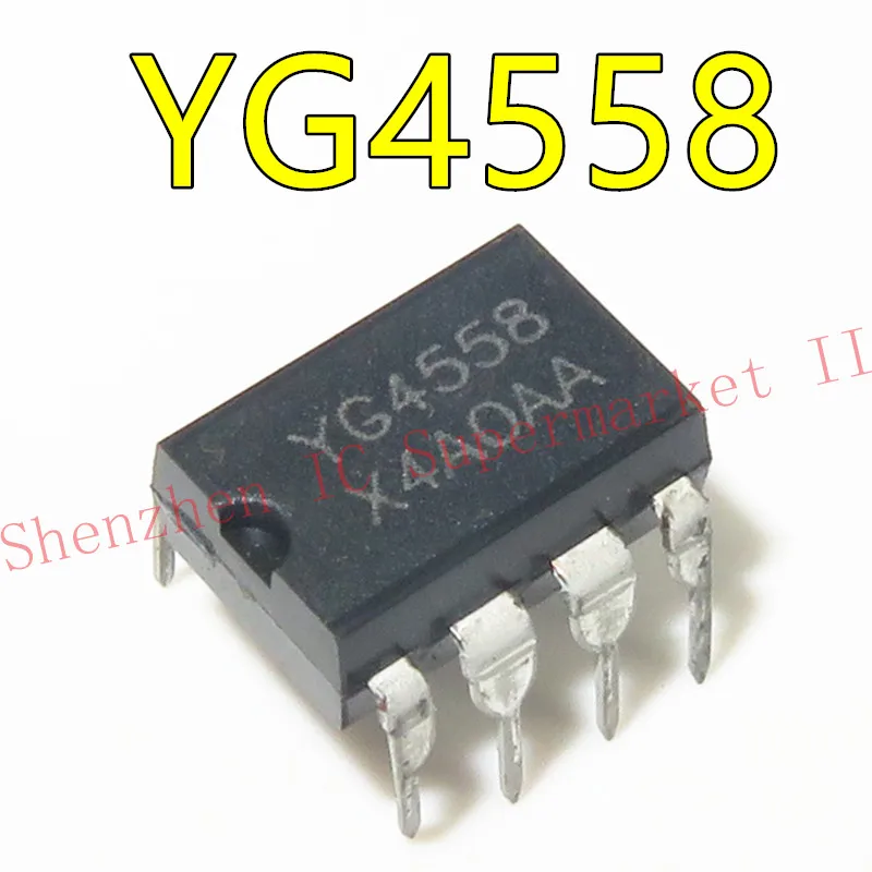 1pcs/lot YG4558 YG 4558 DIP-8 In Stock DUAL OPERATIONAL AMPLIFIER