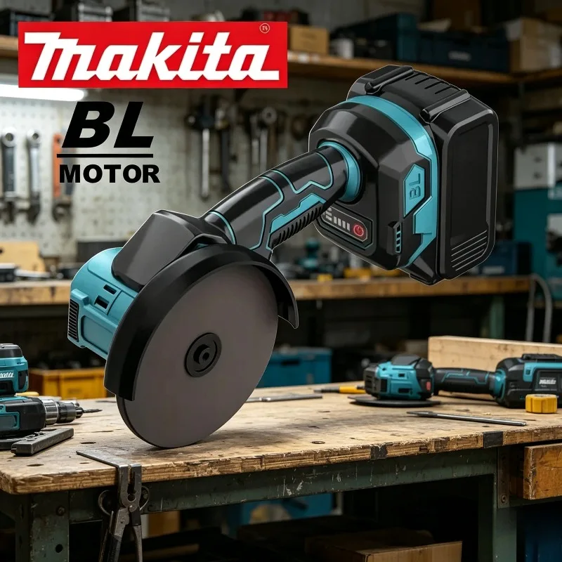 

Бесщеточная мини-угловая шлифовальная машина Makita 4 дюйма, электрическая компактная беспроводная отрезная машина для аккумуляторов Makita 18В
