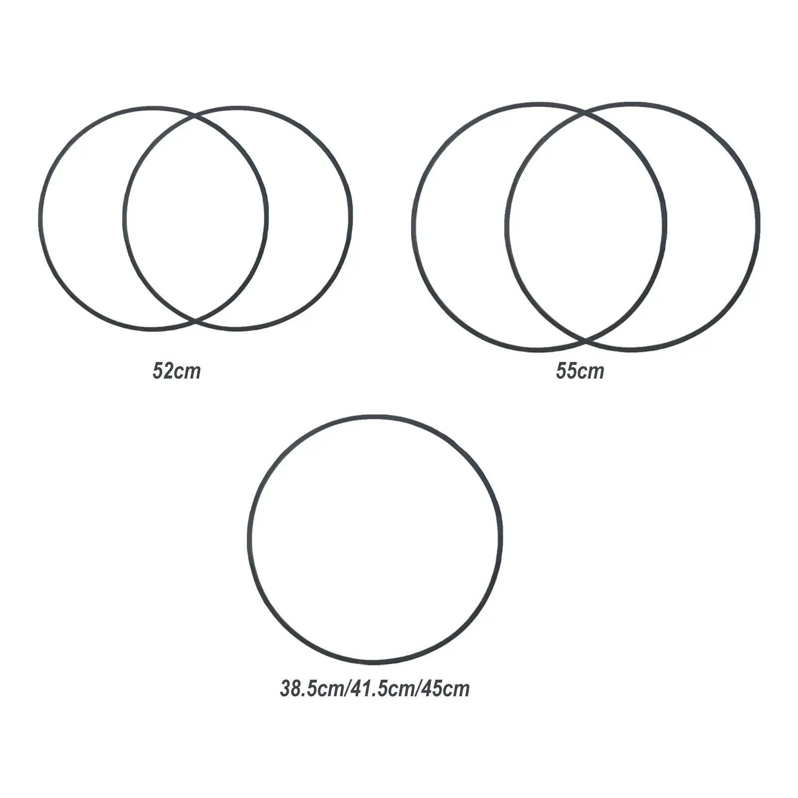 Bar Chair Base Non Slip Disc Ring Chair Accessories Anti Skid Reduce Noise Gasket Round Floor Protector Ring for Barber Shop