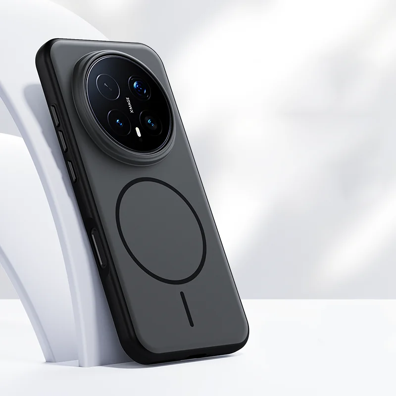 Casing For Honor Magic 8 Pro 8 Magnetik Dua Warna Matte PC + TPU Sensasi Kulit dengan Tombol Logam untuk Magic8 Pro