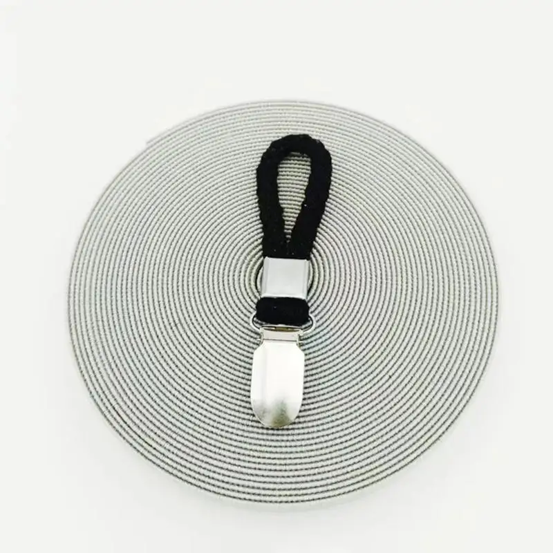 1/2PCS Bad Handtuch Clips Geflochtene Mehrzweck Kleiderbügel Bad Baumwolle Schleife Handtuch Clip Metall Clamp Küche Hause lagerung – Detail 6