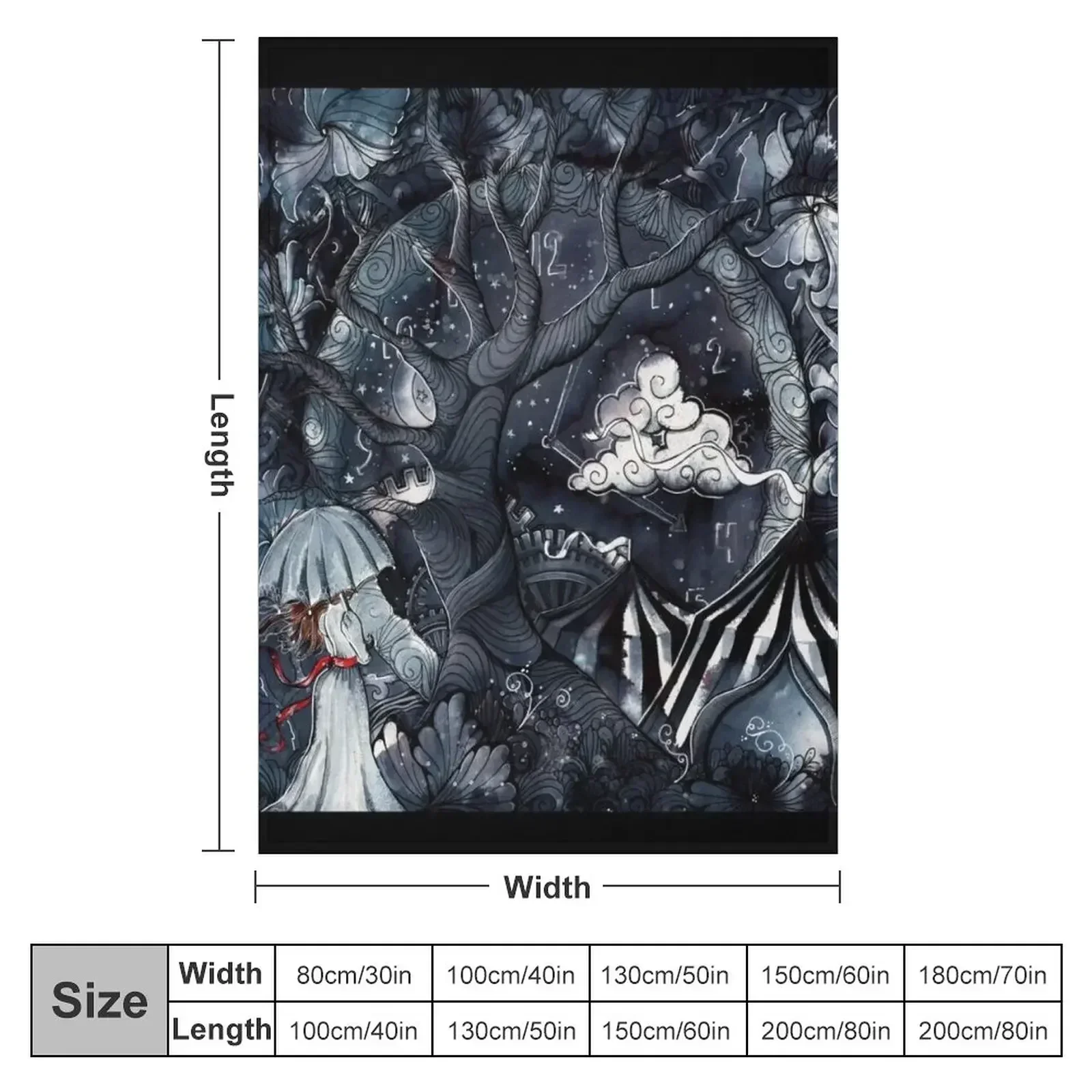 The night circus Throw Blanket Sofa Quilt Beautifuls Single cosplay anime Decorative Sofas Decorative Beds Blankets