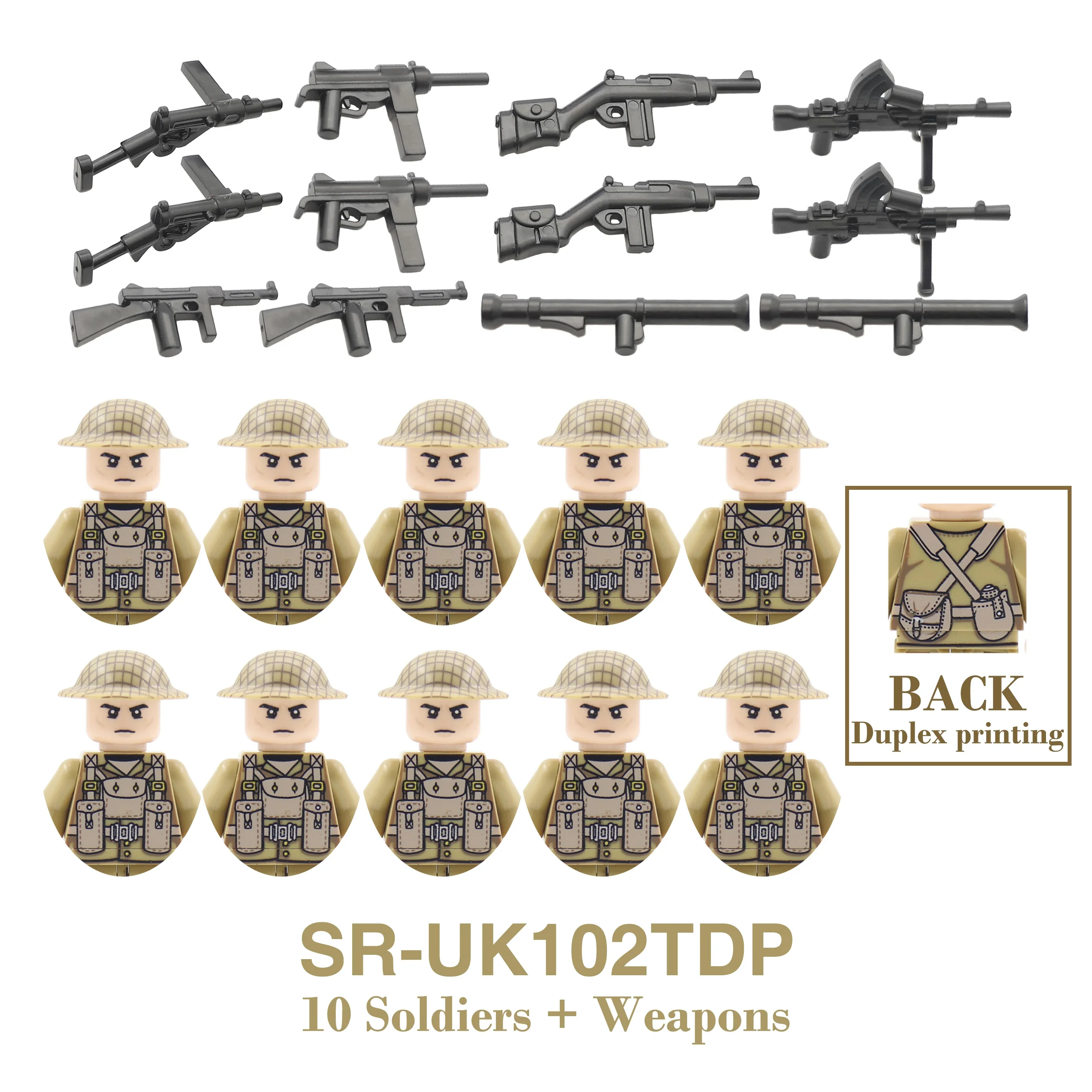 DIY WOII Infanterie Medisch Korps Soldaat Motorfiets Sovjet Amerikaanse Leger Militaire Wapens Bouwsteen Steentjes Kinderen Kids Cadeau Speelgoed