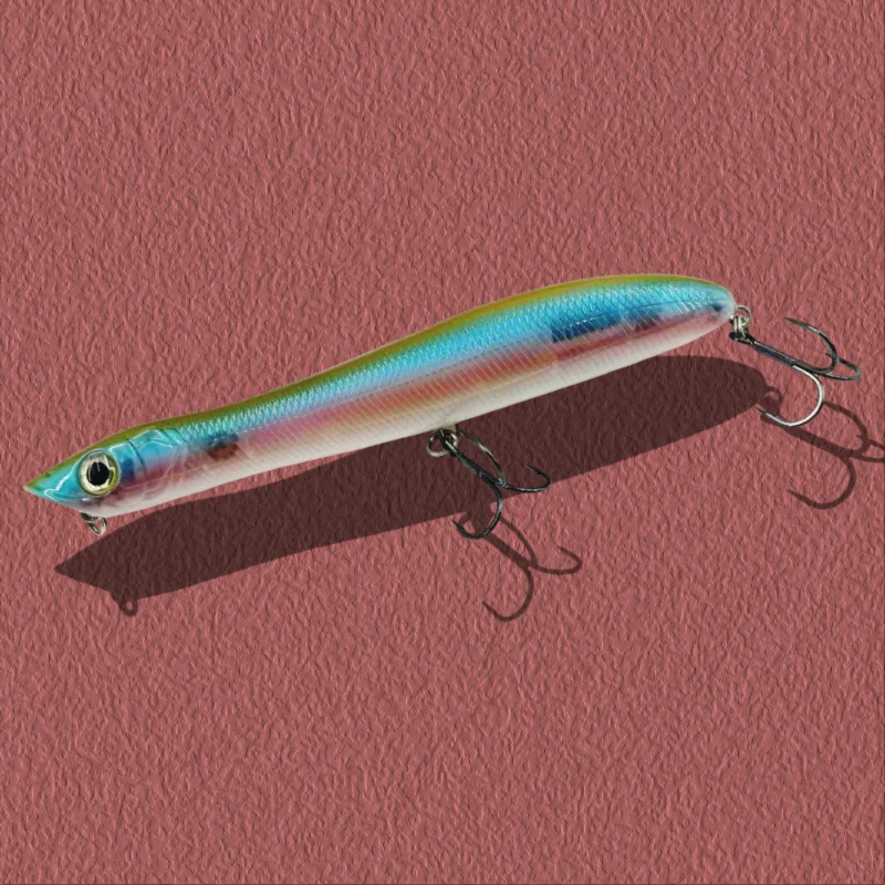 باتشينكو 100/140 توبواتر بوبر الصيد السحر الغزل المتذبذب Stickbait سطح العائمة الطعوم مخطط باس Bluefish بونيتو