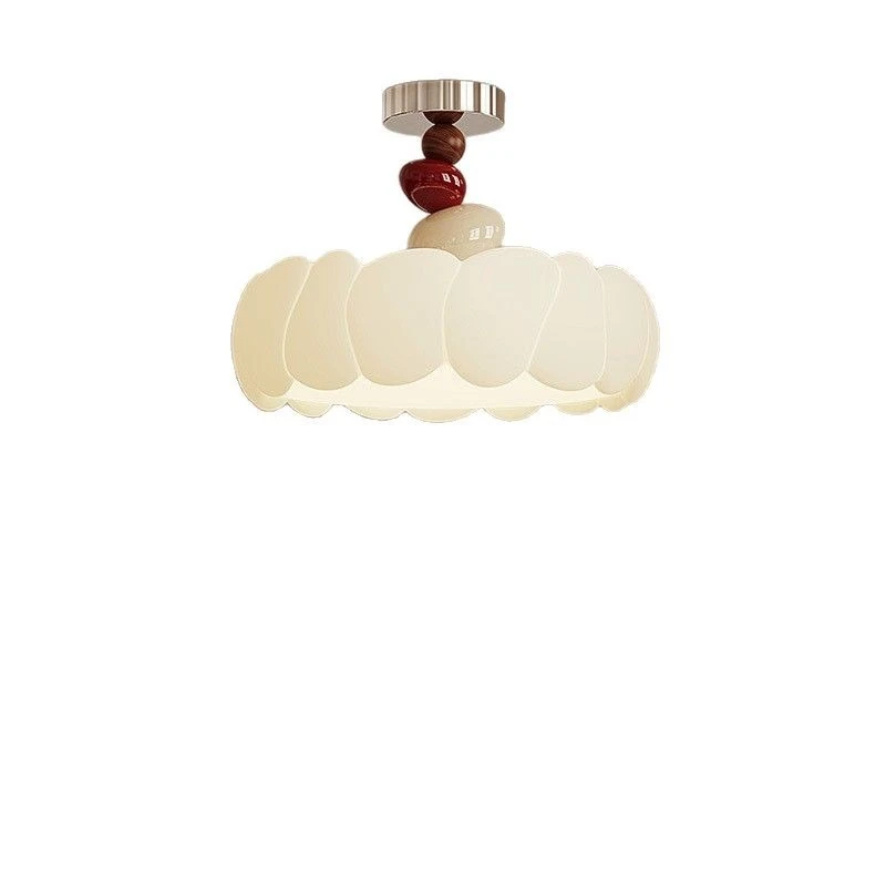 

Cream wind bedroom ceiling light eye protection room light warm and romantic new master bedroom light