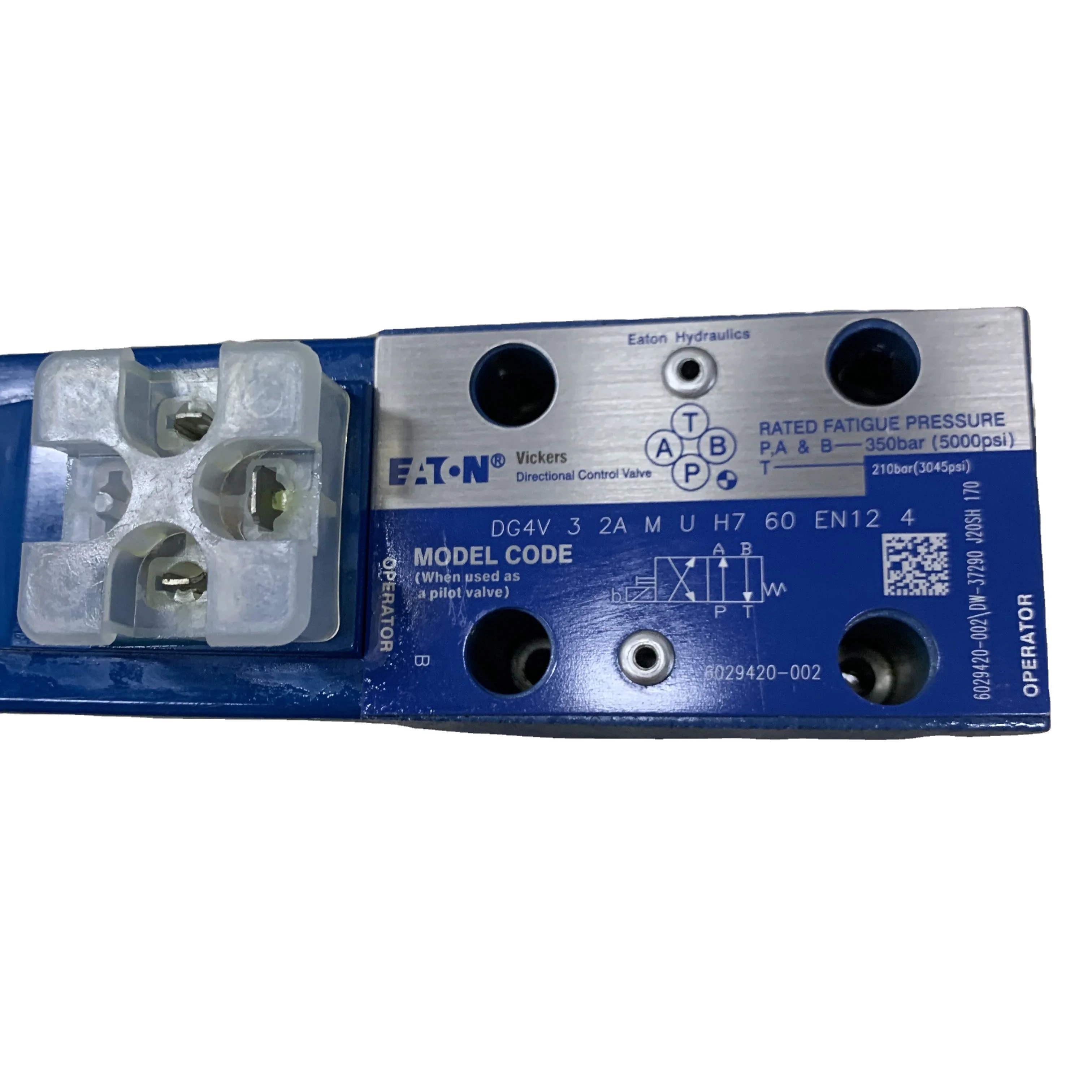 

DG4V 3 2A M U H7 60 DG4V32AMUH760 529762 DG4V-3-2A-M-U-H7-60 DG4V32A eat on vick ers IH original solenoid valve in stock