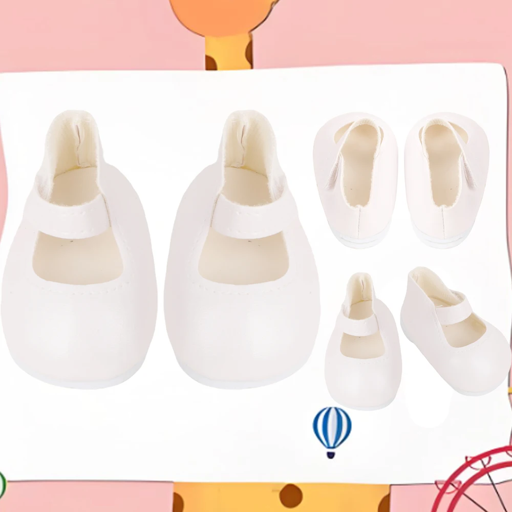 

Белые 55 см кукольные туфли Reborn Girl, милые мини-туфли из искусственной кожи для 22-дюймовых кукол новорожденных девочек, аксессуары, хлопковая игрушка-медведь