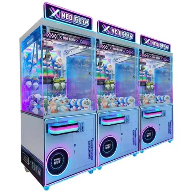 

Настройте внешний вид Claw Machine Монетоприемник Card Reader Пользовательский аркадный игровой автомат Claw Vending Crane Machine с купюром