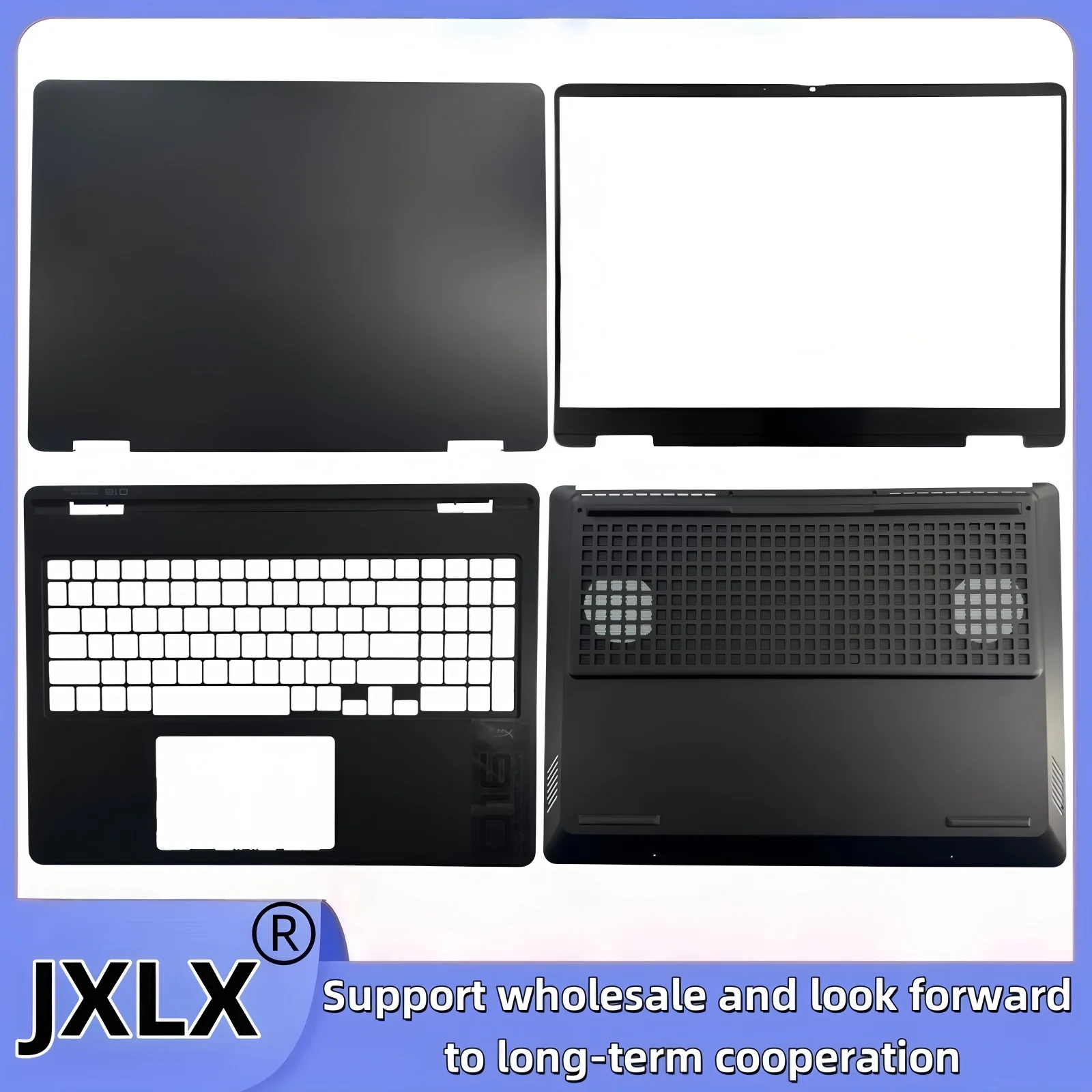 JXLX® New For HP Shadow Elf 11 OMEN 16-AM TPN-Q304 Laptop LCD Back Cover Top Case/LCD Bezel/Palmrest Cover/Bottom Base Cover