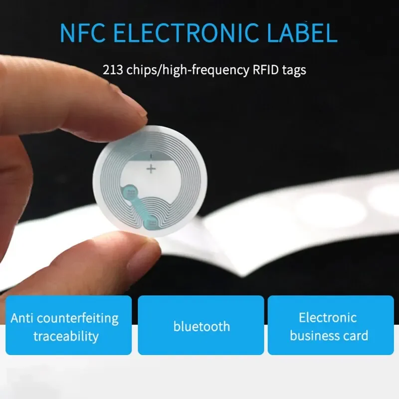 10PCS NFC Tag Nfc213 Label 213 Stickers Tags Badges Lable Sticker 13.56mhz For Huawei Share Ios13 Personal Automation Shortcuts