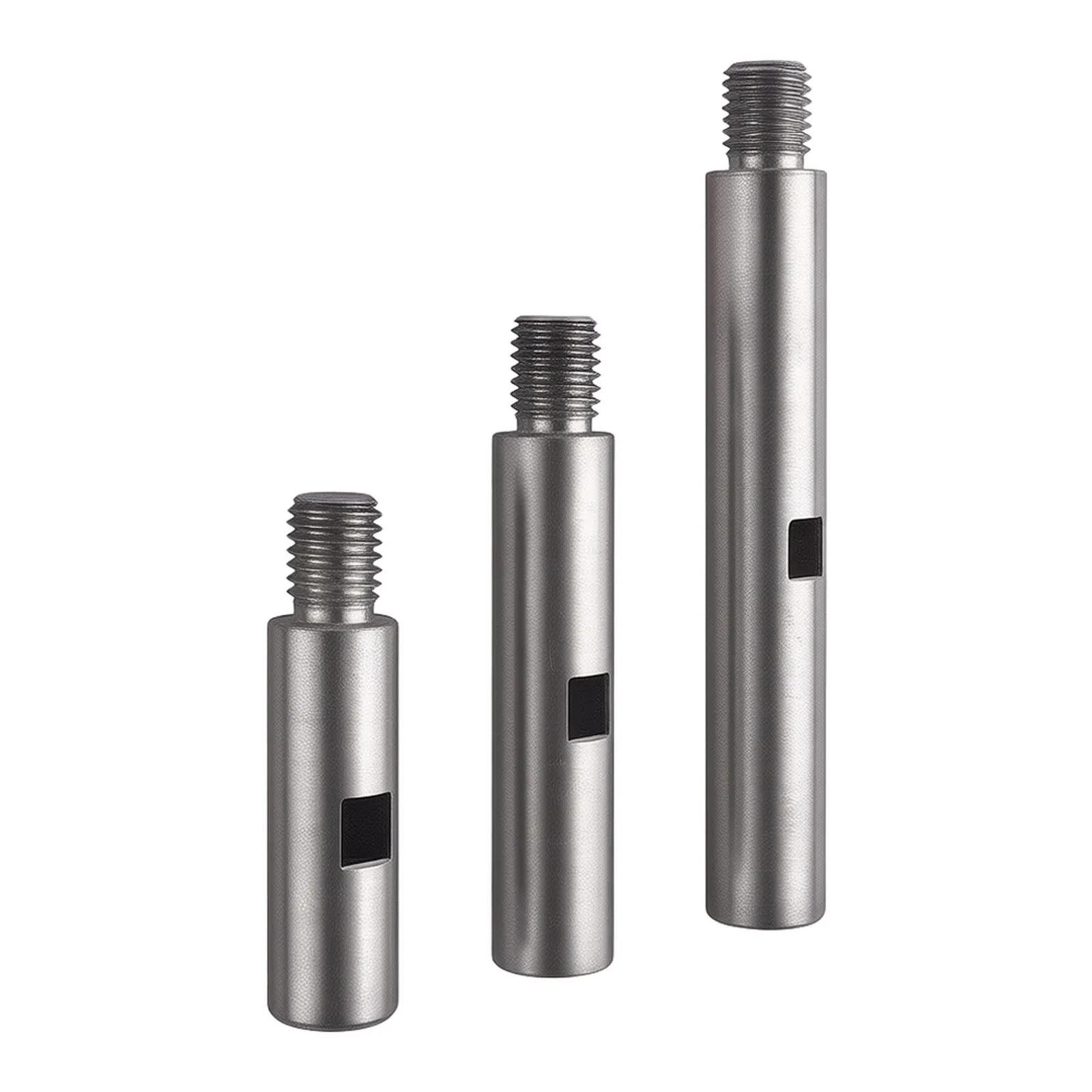 Angle Grinder Extension Rod Kit 3 Piece Aluminum Alloy Set for M14 Thread Spindle 75mm 100mm 140mm Lengths for 100mm Grinders