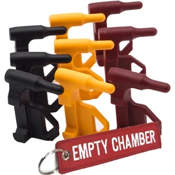 Tactical Chamber Safety Flag Includes Built-in Flathead Tool and Slide-on Picatinny Rail Adapter for Hunting Common Rifle