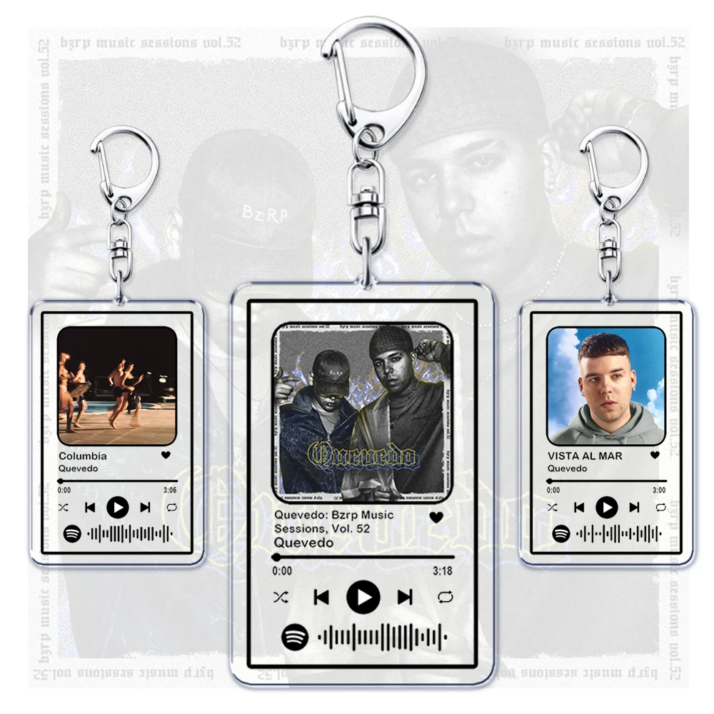 Cantor quente quevedo cantor músicas chaveiros para mulheres acessórios saco columbia música keying jóias fãs amigos presentes