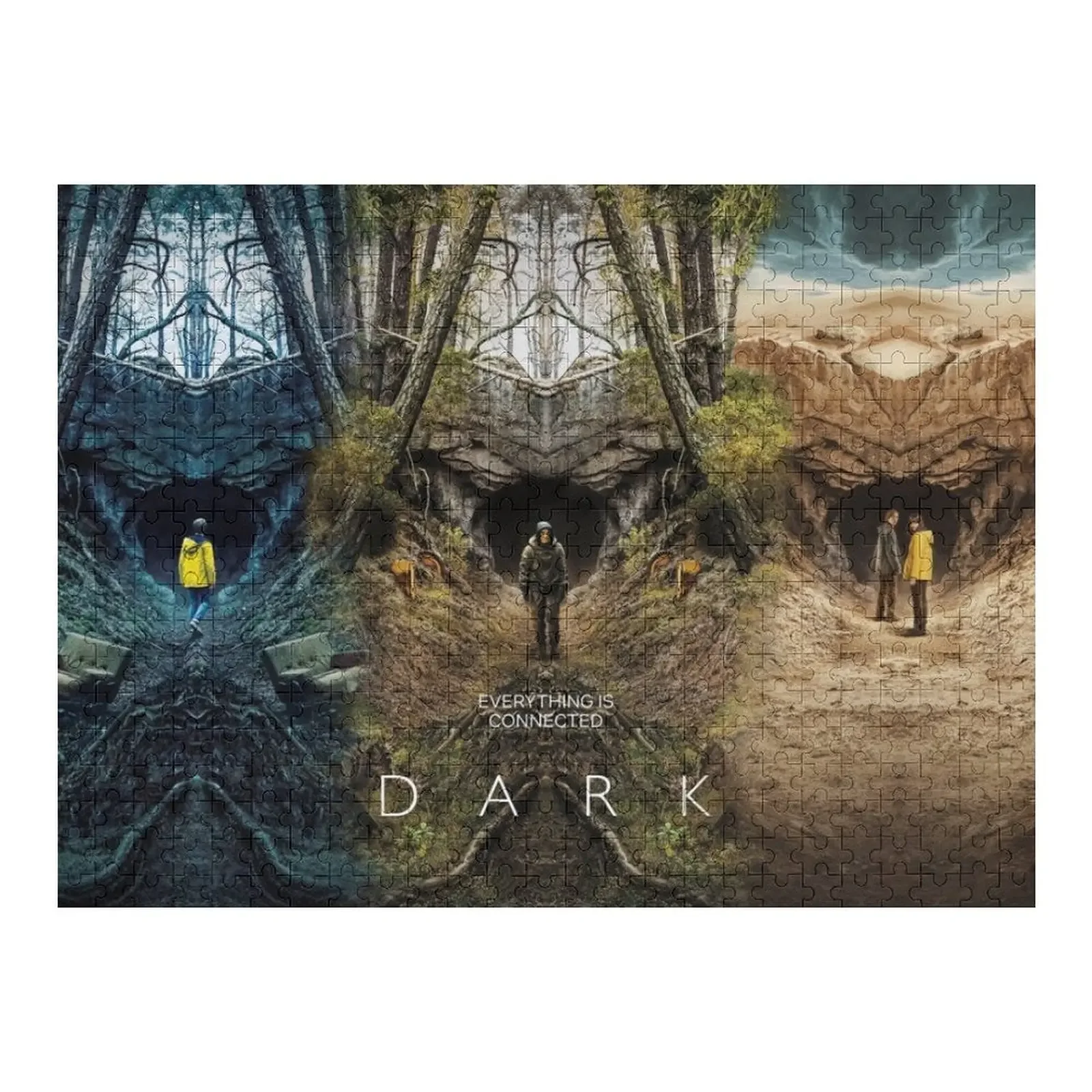 

ТЕМНО-сезон 1 2 3, постер, головоломка на заказ, деревянный подарок, деревянные животные, индивидуальный подарок для детей, головоломка