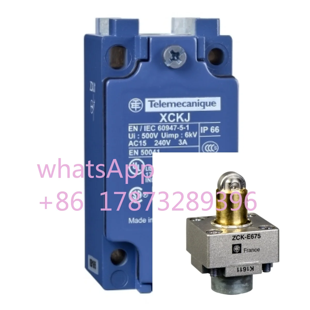 

Концевой выключатель XCKJ167 = ZCKJ1C + ZCKE67