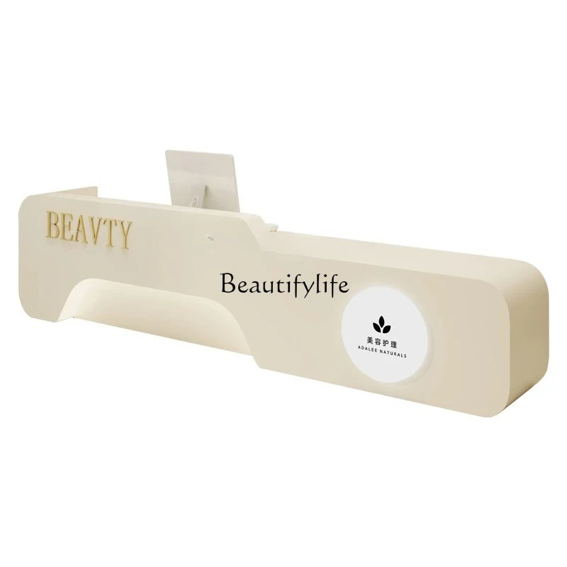Light luxury high-end beauty salon clothing store women's clothing company front desk reception
