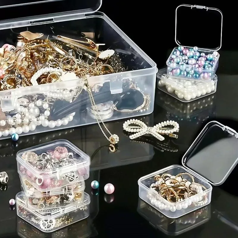 DIY Diamond Painting Embroidery Storage Box, Nail Art Jewelry Rhinestone Mosaic Storage Container, Multifunctional Storage Box